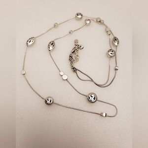 Brighton Contempo scrolled beads long‎ 20 inch necklace